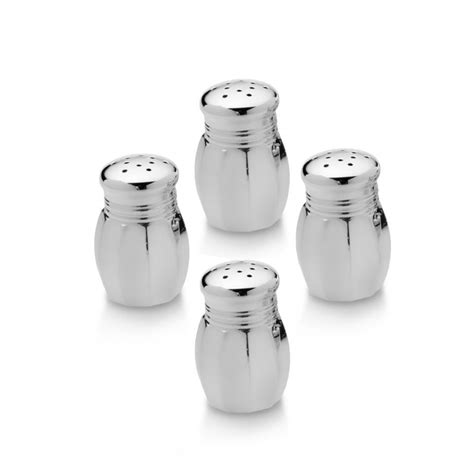 Empire Silver Mini Salt And Pepper Shakers In Pewter Set Of Four The Lanam Shop