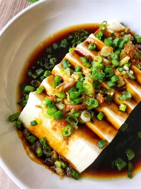 PinoyBites Steamed Tofu With Ginger Soy Sauce PinoyBites