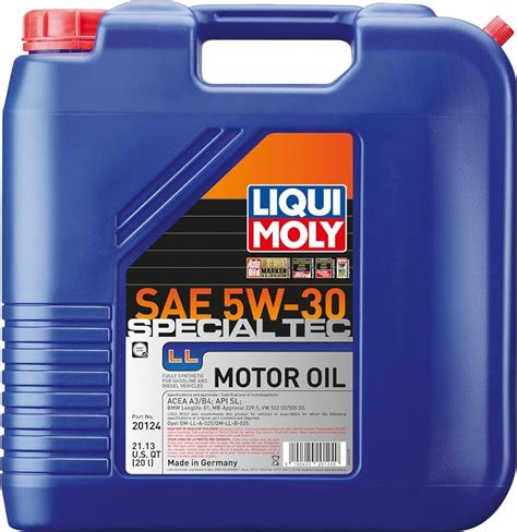 Liqui Moly Fully Synthetic Longtime High Tech W Motor Off