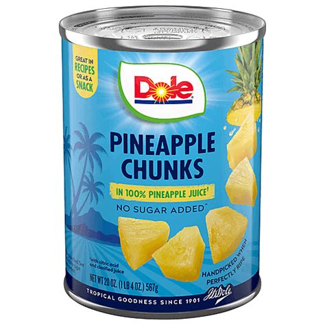 Dole Pineapple Chunks Oz Pineapple Reasor S