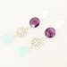 Amethyst Aqua Chalcedon Ohrringe Silber Edle Lange Etsy De