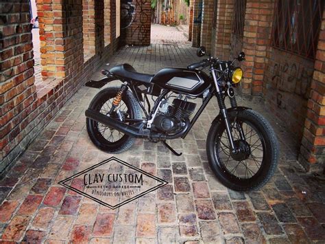 CLAV CUSTOM Retro Garage Resultado Final Proyecto Suzuki AX100 Cafe