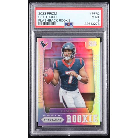 Cj Stroud Panini Prizm Prizm Flashback Rookie Prizms Silver Rc