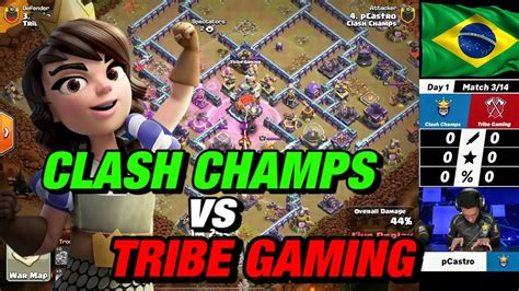 Mundial De Clash Of Clans Clash Champs Vs Tribe Gaming