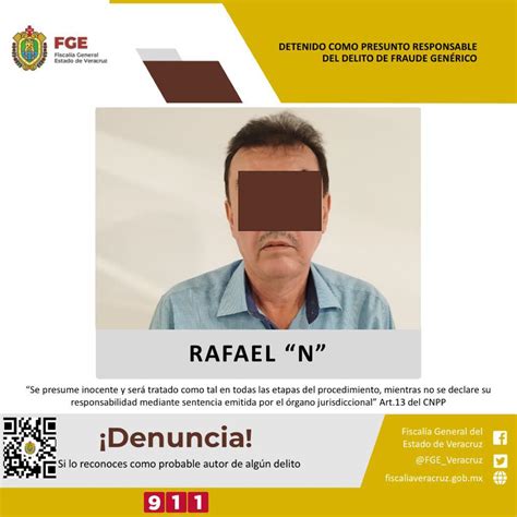 Detenido Como Presunto Responsable Del Delito De Fraude Gen Rico