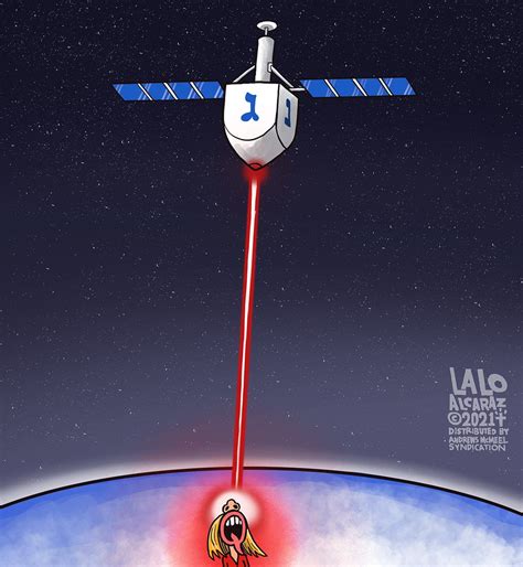 Cartoon: Space Laser Theory