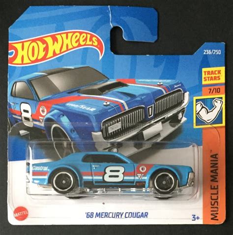 Hot Wheels ʼ Mercury Cougar plavi