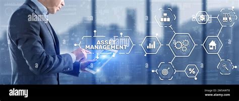 Asset Management Financial Real Estate Management Concept Stock Photo