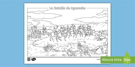 Fichas De Actividad Batalla De Ayacucho Dibujo Para Ni Os