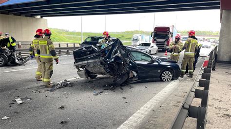 Wypadek na obwodnicy Trójmiasta Jedna osoba ranna