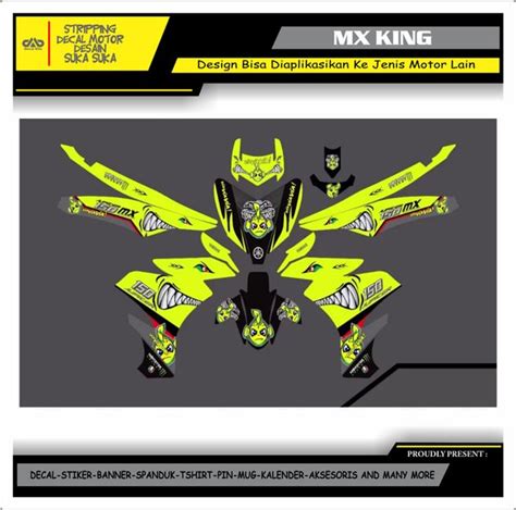 Jual STIKER DECAL JUPITER MX KING 150 FULL BODY SHARK 1 Di Lapak D