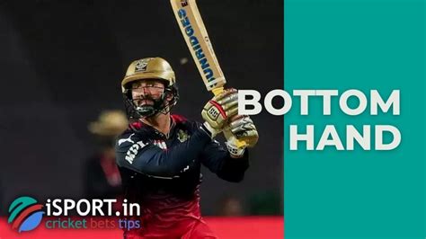 bottom hand    term   cricket