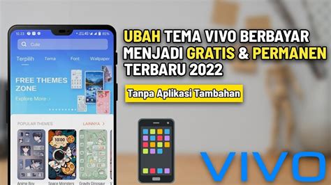 Cara Mengubah Tema ViVO Berbayar Menjadi Gratis Dan Permanen Terbaru