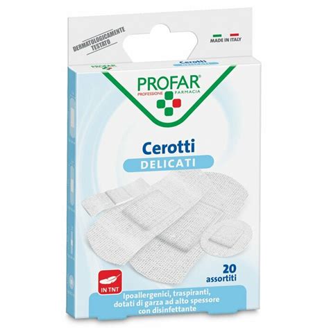 Cerotto Tessuto Non Tessuto Delicato Assortiti Pezzi Profar