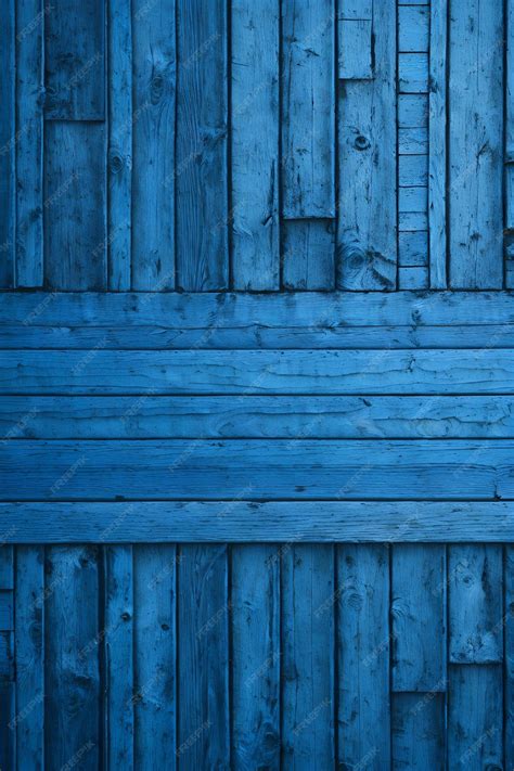 Premium AI Image | Blue wood texture