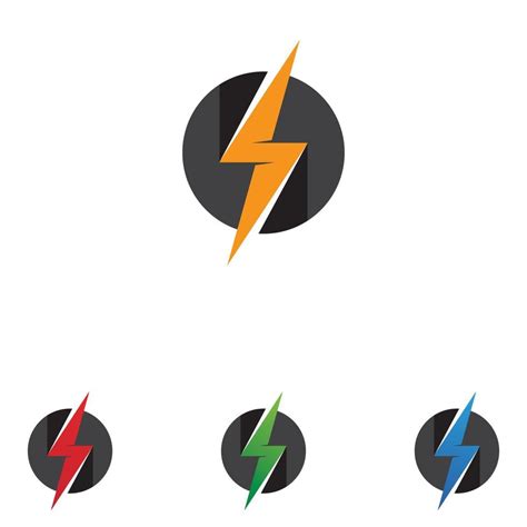 Thunderbolt Logo And Symbol Vector 13634344 Vector Art At Vecteezy