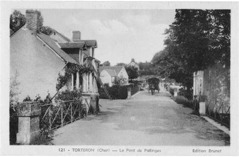 Torteron Le Pont De Patinges Carte Postale Ancienne Et Vue D Hier