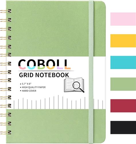Amazon.com : Graph Grid Notebook/Journal - Notebooks with Hardcover and ...