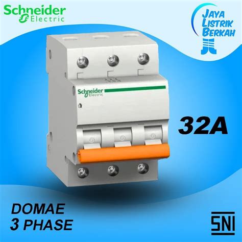 Jual SCHNEIDER DOMAE 3PHASE 10A 16A 20A 25A 32A Shopee Indonesia