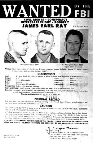 June 8, 1968: James Earl Ray is captured