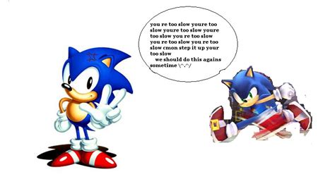 fat sonic meets modern sonic by thegreatnappa on DeviantArt