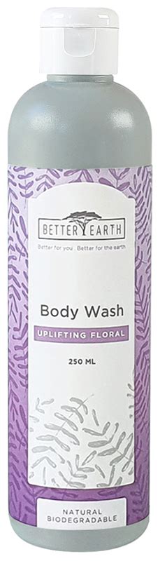 Buy Better Earth Body Wash Rose Geranium And Ylang Ylang 250ml Online