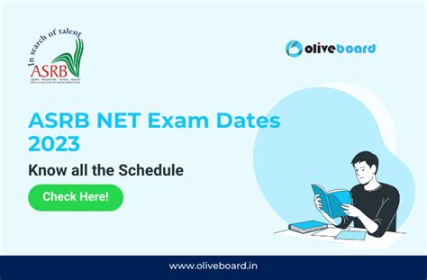 Asrb Net Exam Date Know The Schedule