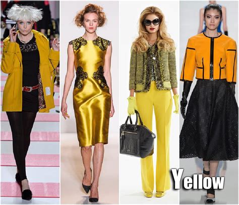 Fall 2013 Fashion Week Trends Yellow Sydne Style