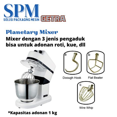 Jual Getra B Planetary Mixer Getra Mixer Roti Kue Adonan Kg