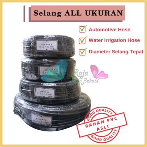 Jual Selang Pe 11mm 16mm 1ROL 50m 100m Kualitas Bagus Fertigasi Irigasi