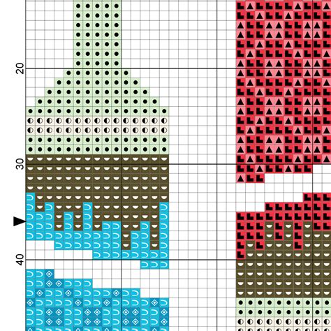 Charts Club Members Only Paintbrush Cross Stitch Pattern Daily Cross