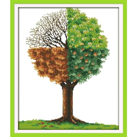 The Four Seasons Tree Needlework Kits Uk