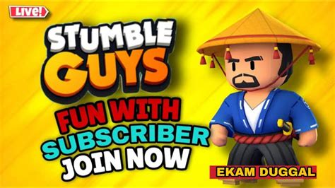 STUMBLE GUYS Live Unlimited Block Dash Stumble Guys PLAYING WITH