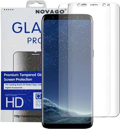 Compatible avec Samsung Galaxy S8 2 Films Protection écran en Verre