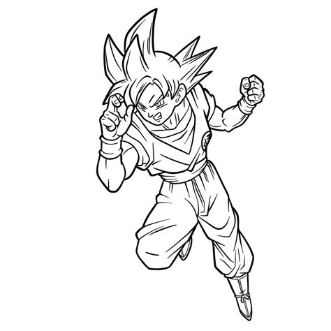 How To Draw Goku Super Saiyan God Step By Step SketchOk