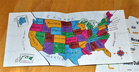 Scrambled States Of America Map Deeann Geraldine