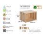 Caisse En Pin Massif Modulable Home Box Moyenne