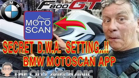 BMW MOTOSCAN APP TRICKS SECRETS F800GT D W A Time Setting Look