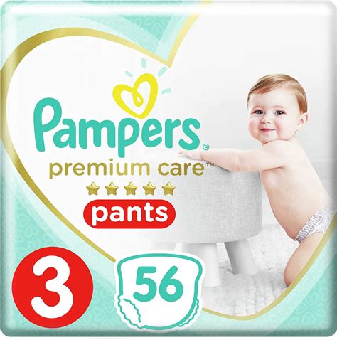 Pampers Premium Care Pants Diapers Size 3 Midi 6 11 Kg Jumbo Pack