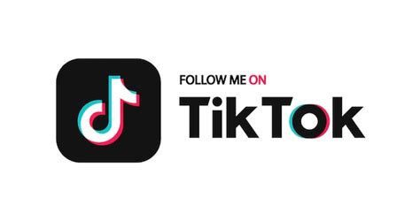 Sígueme en tik tok aislado Vector Premium