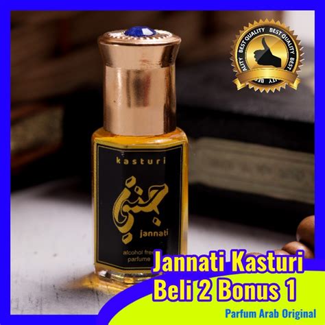 Jual PARFUM JAZIRAH ARAB JANNATI KASTURI PARFUM SHALAT 100 ASLI MINYAK