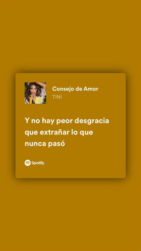 Consejo De Amor Tini Ft Morat Frases De Canciones Bonitas Consejos