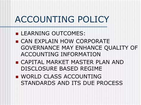 Ppt Accounting Policy Powerpoint Presentation Free Download Id7082958