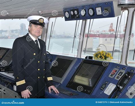 Captain Of The Ocean Ship Royalty-Free Stock Photography ...