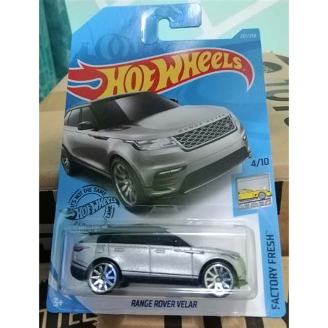 Hot Wheels RANGE ROVER VELAR SILVER Shopee Singapore