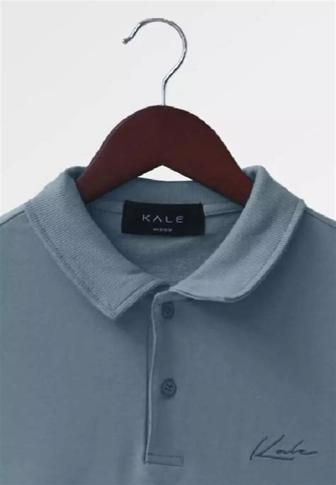 Jual Kale Clothing Kale Hugo Dusty Blue Polo Shirt Lengan Pendek Pria