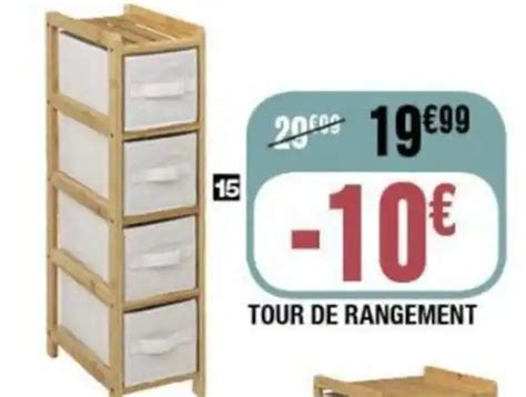 Promo Tour De Rangement Chez La Foir Fouille