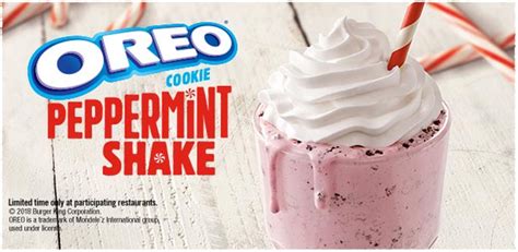 Fast Food News Burger King Oreo Peppermint Shake The Impulsive Buy