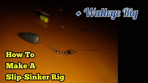 HOW TO Make A Slip Sinker Rig YouTube