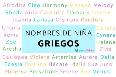 200 Nombres griegos para niña Bonitos y modernos